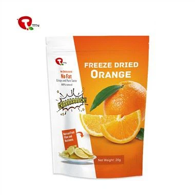 Laranjas liofilizadas